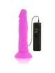 diversia - flexible vibrating dildo purple 23 cm -o- 4.3 cm