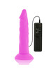 diversia - flexible vibrating dildo purple 23 cm -o- 4.3 cm