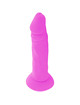 diversia - flexible vibrating dildo purple 23 cm -o- 4.3 cm