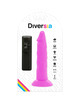 diversia - flexible vibrating dildo purple 23 cm -o- 4.3 cm