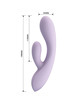 Pretty love - rosolyn vibrador rabbit 10 vibraciones morado