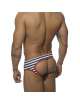 Sunga Addicted Bottomless Square Brief Marinheiro Vermelho,500130