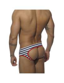 Swimwear Addicted Bottomless Square Brief Sailor Red 500130