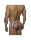 Sunga Addicted Bottomless Square Brief Marinheiro Vermelho,500130