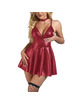 subblime - 955397 dress with burgundy leather straps s/m