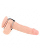 kink - anillo pene metal doble 3.8 cm a 5 cm conectados con cuero