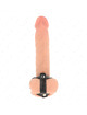kink - adjustable leather penis ring and ball divider strap