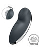 satisfyer - tap climax 2 vibrador estimulador gris