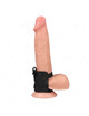 kink - leather penis ring with adjustable straps
