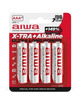 Aiwa - x-tra alkaline aaa alkaline battery lr03 blister*4