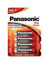 Pack 4 Pilhas Panasonic AA Pro Power