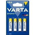 Pack 4 Pilhas Varta Energética AAA