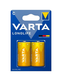 varta - longlife alkaline battery c lr14 blister*2