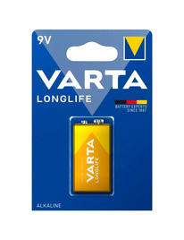 varta - longlife pila alcalina 9v lr61 blister*1