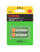 kodak - pila recargable hr6 aa 2600mah blister*2