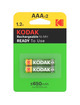 Pack 2 Pilhas Kodak Recarregáveis AAA