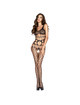 passion - woman bs032 bodystocking black one size