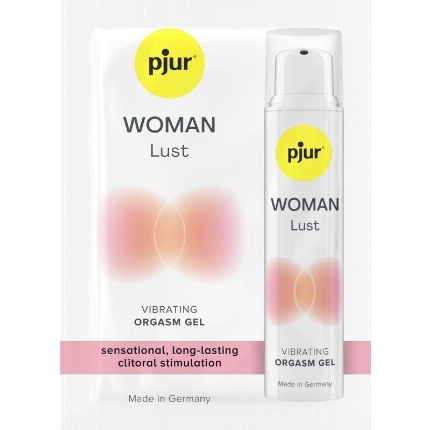 pjur - woman lust vibrating gel single dose for orgasm 1.5 ml