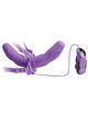 fetish fantasy elite - double arnÉs doble vibrador lila 11.5cm