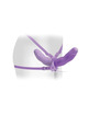 fetish fantasy elite - vibrating double delight strap-on purple