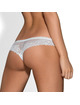 obsessive - alabastra tanga crotchless blanco s/m