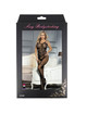queen lingerie - bodystocking con abertura flores s/l