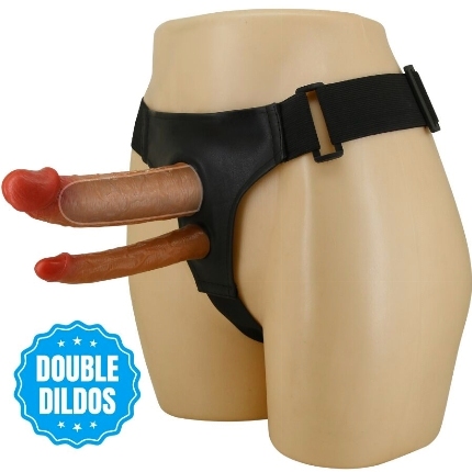 pretty love - keaven harness briefs universal comfortable double dildo