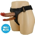 pretty love - keaven harness briefs universal comfortable double dildo