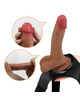 Pretty love - universal harness briefs with vibrating and squirting dildo 15.5 cm mulato