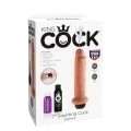 Dildo com Ejaculação King Cock Squirting Cock Branco 18 cm