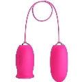 pretty love - daisy vibrating egg + clitoris stimulating tongue pink
