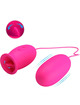 Ovo Vibratório Pretty Love Daisy com Estimulador de Clitóris Rosa