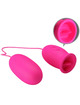 Pretty love - daisy huevo vibrador + lengua estimuladora de clÍtoris rosa