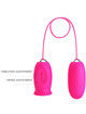 Pretty love - daisy huevo vibrador + lengua estimuladora de clÍtoris rosa