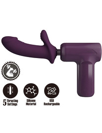 pretty love - dj scholar massager 5 settings purple