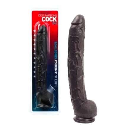Dildo Dick Rambone Cock Preto 36 cm,234013