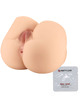 Masturbador Crazy Bull Vagina e Ânus Bege