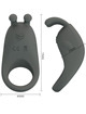 Pretty love - stratus rabbit vibrating ring gray