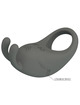 Pretty love - stratus rabbit vibrating ring gray