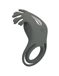 Cockring Pretty Love Ruben Duplo com Vibração Cinzento