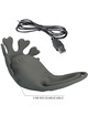 Pretty love - ruben double vibrating ring with stimulator gray