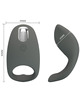 Pretty love - gemma vibrator ring with memory gray