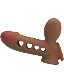 Manga para Pénis Pretty Love Tyronn com Airbag Castanho