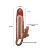 Pretty love - osmar funda para pene + estimulador de clÍtoris con vibraciÓn