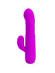 Vibrador Rabbit Pretty Love Leopold com Impulso Roxo