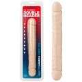 Dildo Duplo Jr. Veined Double Header Bender Bege 30 cm