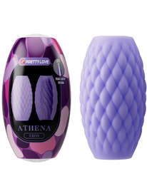 pretty love - athena eros silicone male masturbator purple