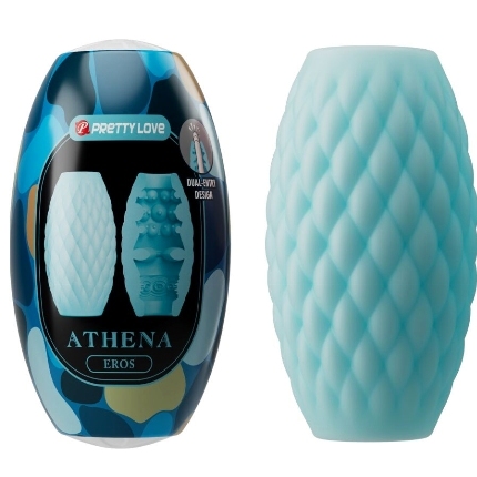 pretty love - athena eros masturbador masculino silicona celeste