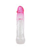 pretty love - neron funda realÍstica alargadora de 6 cm para pene rosa