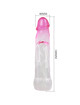 pretty love - neron realistic 6 cm enlargement sheath for penis pink